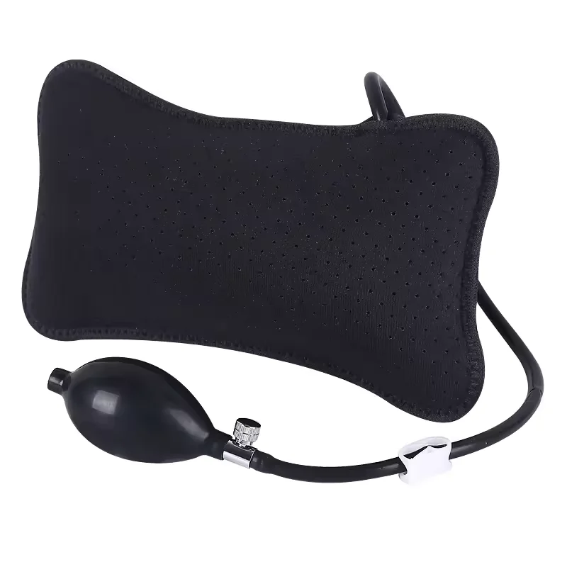 Men Women Inflatable Medical Pain Relief Waist Support Back Supporter Driving Long Seating Therapy Recovery Accessory Device