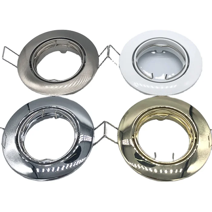 Round gu10 led die casting recessed bedroom ceiling light cob ceiling light fixture