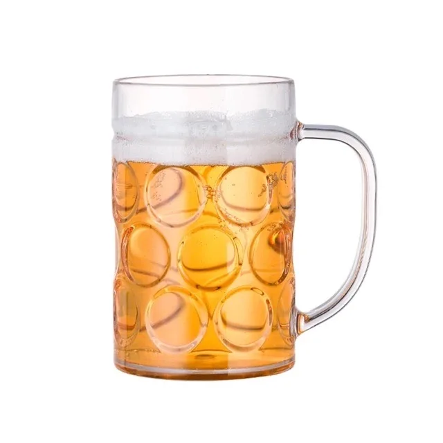 Безударная пивная кружка небьющиеся акриловые стаканы для сока молока шампанского кухонный бар вечеринка стакан воды