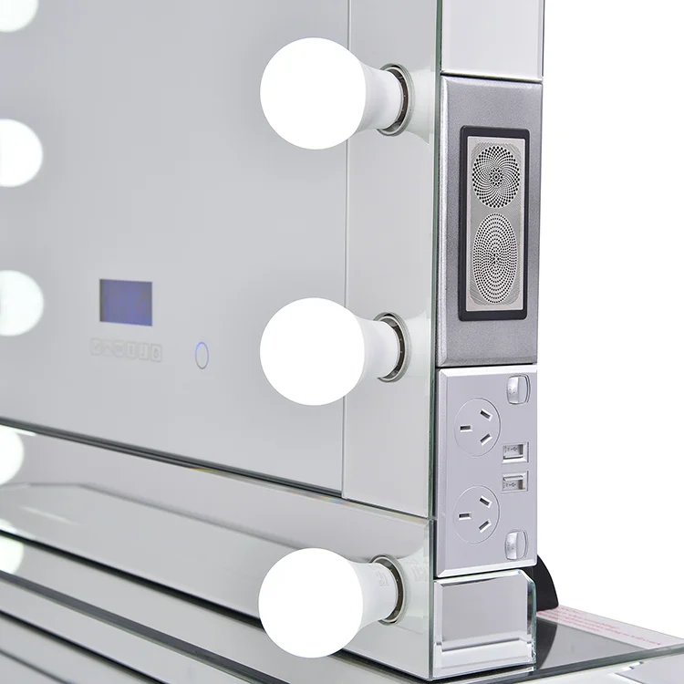 Big dressing mirror with Led 3 Colors and Bluetooth