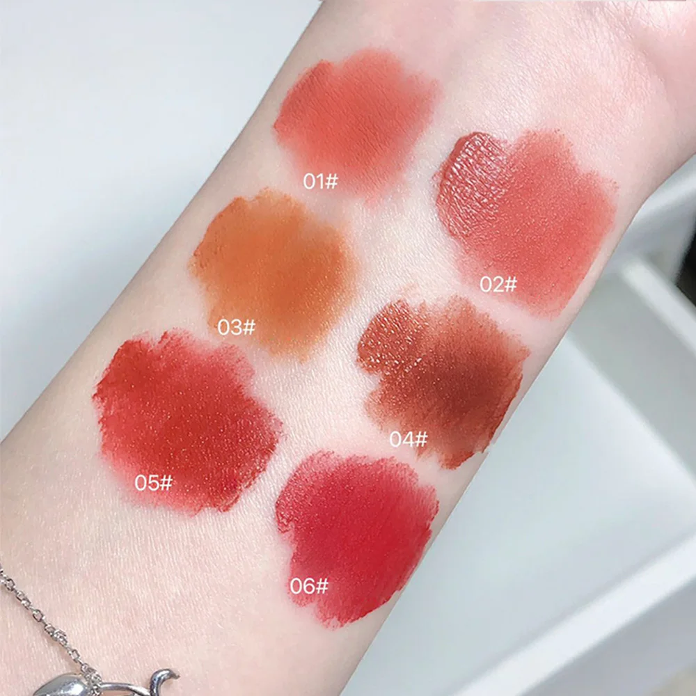 Key Chain Matte Lip Makeup Cute Rabbit design Velvet Lip Gloss Long Lasting Moisturizing Waterproof  Lip Gloss