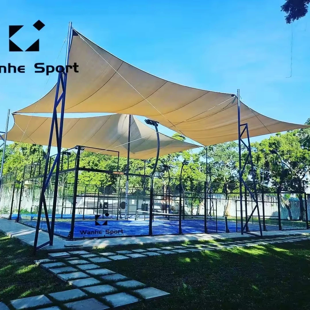 Горячий! Wanhe высокое качество лидер продаж панорамный Теннисный корт Canchas De Padel