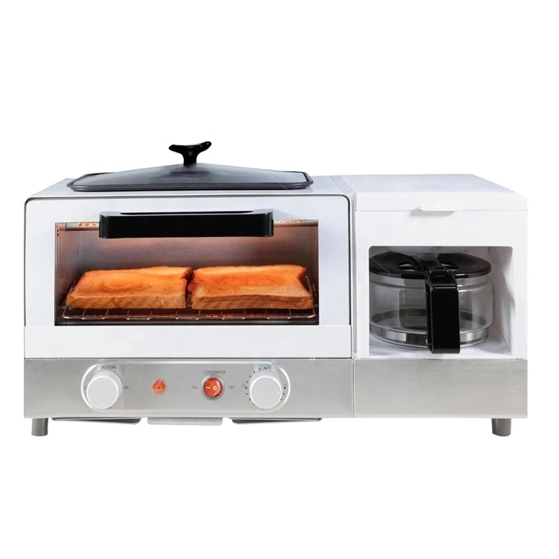  High quality shenzhen 3 in 1 freestanding household hotel table top non-stick kitchen cooking three one breakfast