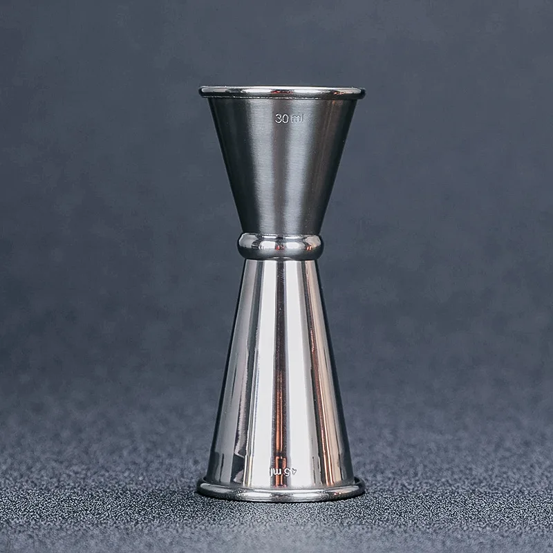Modern 304 Stainless Steel Wholesale Double Shake Measuring Cup Bar Jigger With Different Sizes