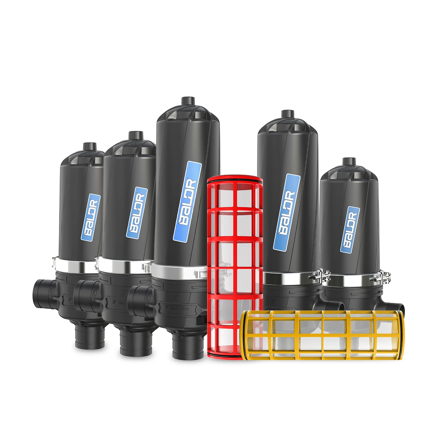 3 inch Large T type Agriculture mesh filter System T Type  Plastic Screen Water Filter For Irrigation