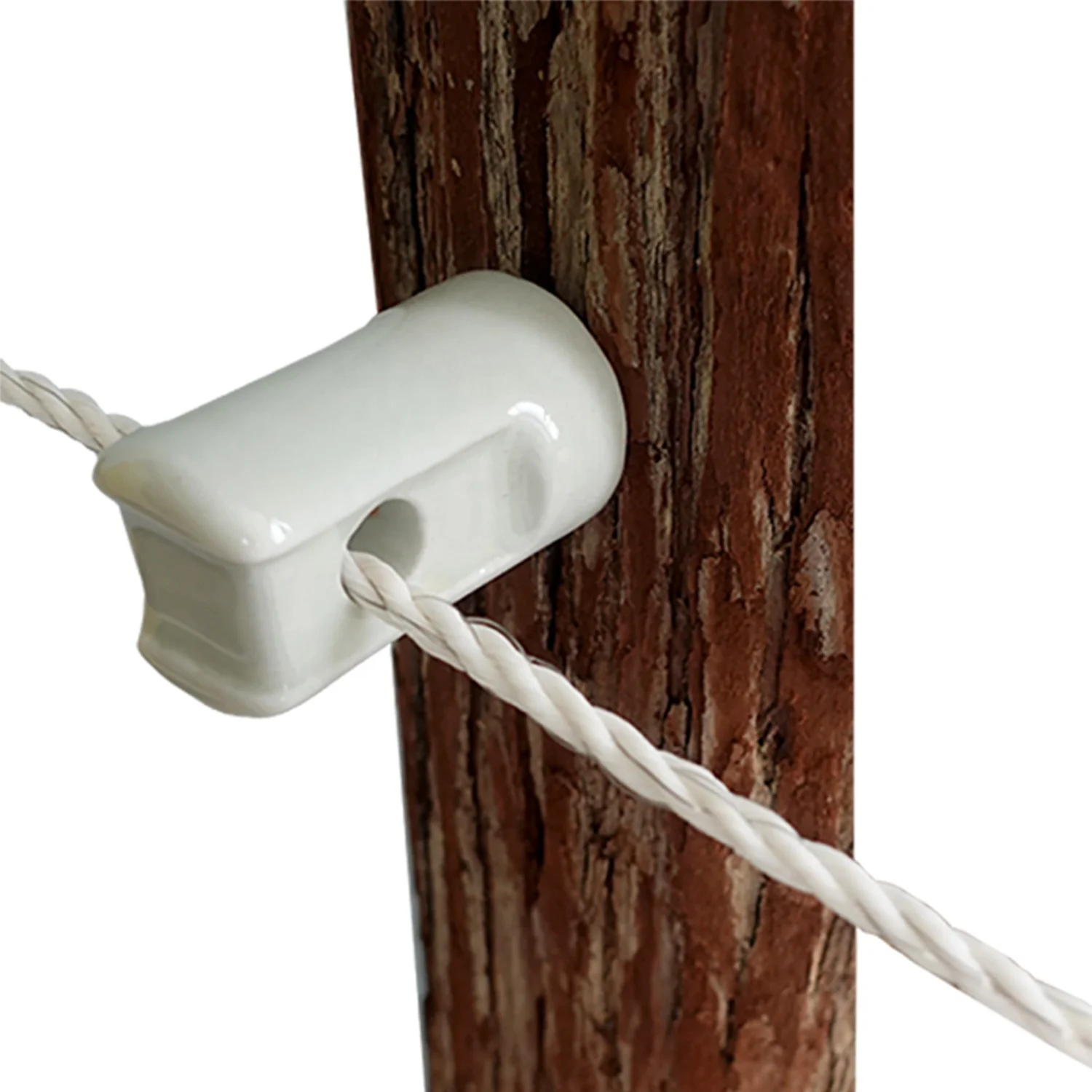 Porcelain Line Insulators for Long Lasting Electric Farm Electric Fence Insulator 0871