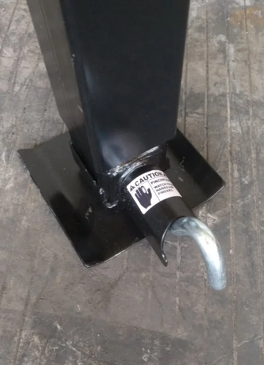 12000lb heavy-duty square drop leg Front plunger pin Trailer Jack