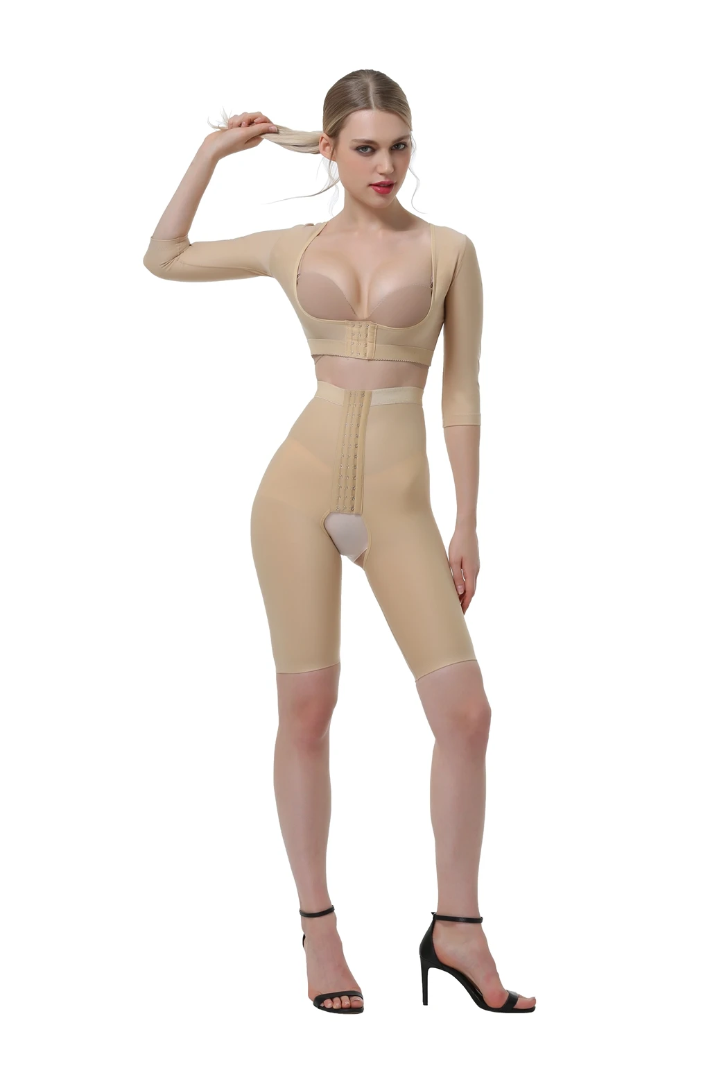 Боди после того как на руку поясничные стереотипная body shaper пояс для похудения корсет Корректирующее