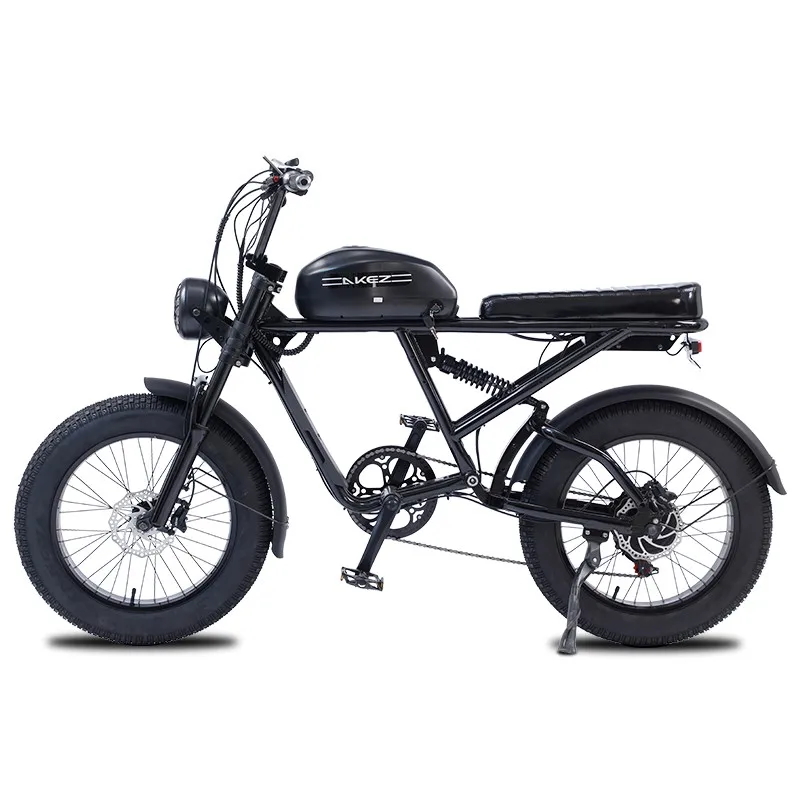 2023 new retro vintage super Electric Hybrid Bike 73 fat tire 20 inch 1500W ebike 48V 18AH/23AH long range e bike