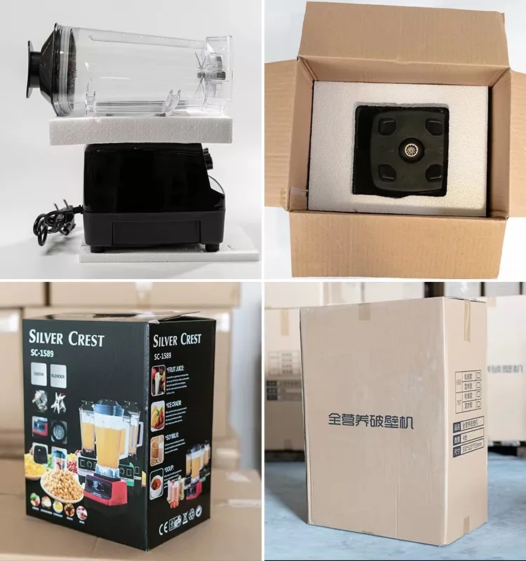 2 in 1 4500w 9520 9525 Motor kitchen appliances heavy duty commercial mixer smoothie juicer food processor silver crest blender