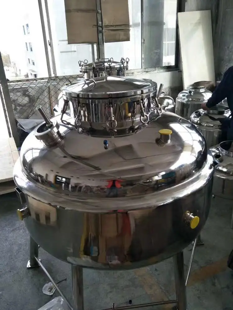  Резервуар для растворителя S304 500 анг. Фунт. резервуар этанола из нержавеющей стали контейнер реакции с оболочкой