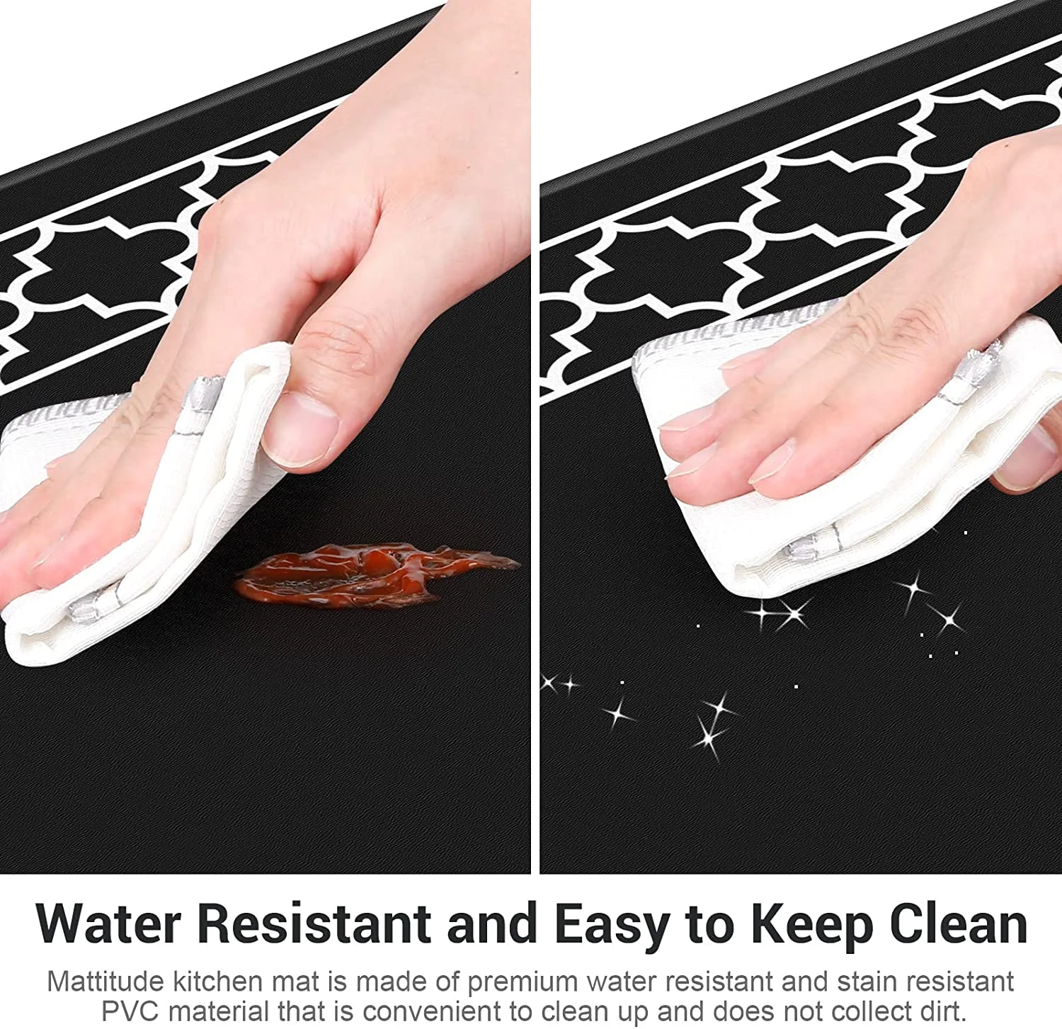 anti fatigue kitchen mat non-slip waterproof kitchen floor mat pvc kitchen mats for floor