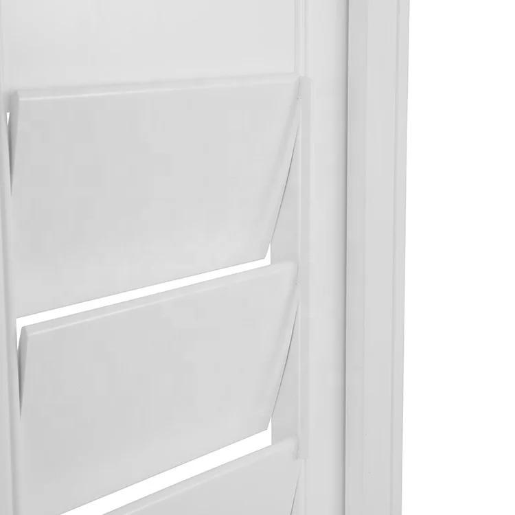 89mm Louver Faux Wood PVC Plantation Shutter China Factory Direct