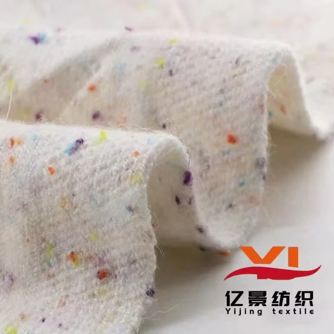 Blended yarn 55% viscose 32% nylon 13% polyester 28S/2 color point core spun yarn color point series