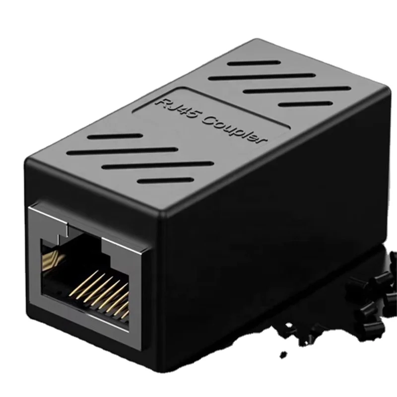 RJ45 Ethernet Network Cable Adapter Ethernet Shield Extender Gigabit network two-way connector Inline coupler