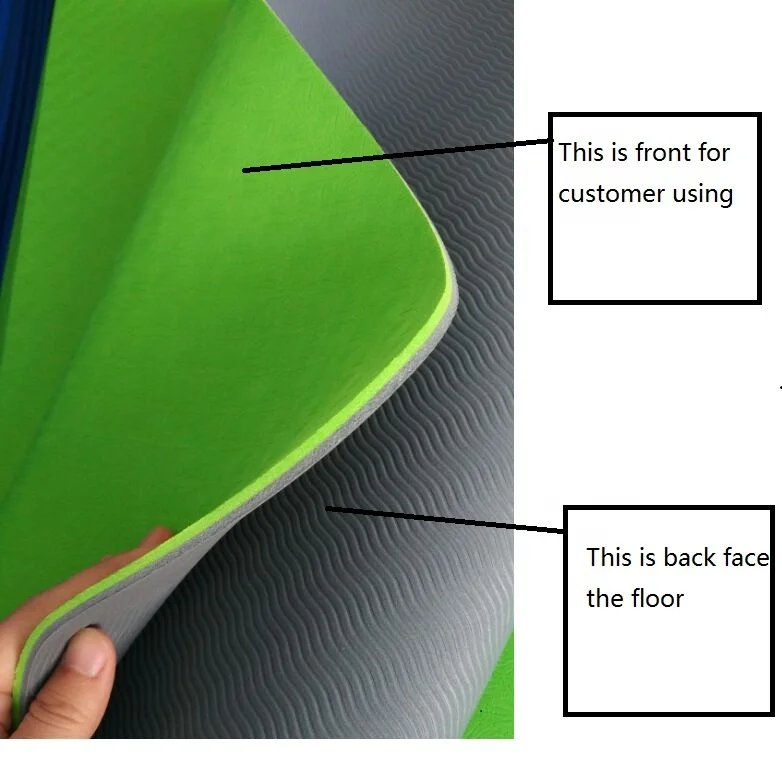 TPE yoga mat with high quality in reasonable price