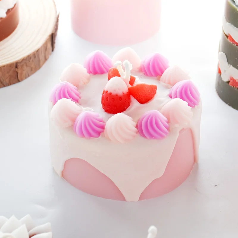 Exquisite Custom Unique Dessert Shaped diy Scented Candle custom