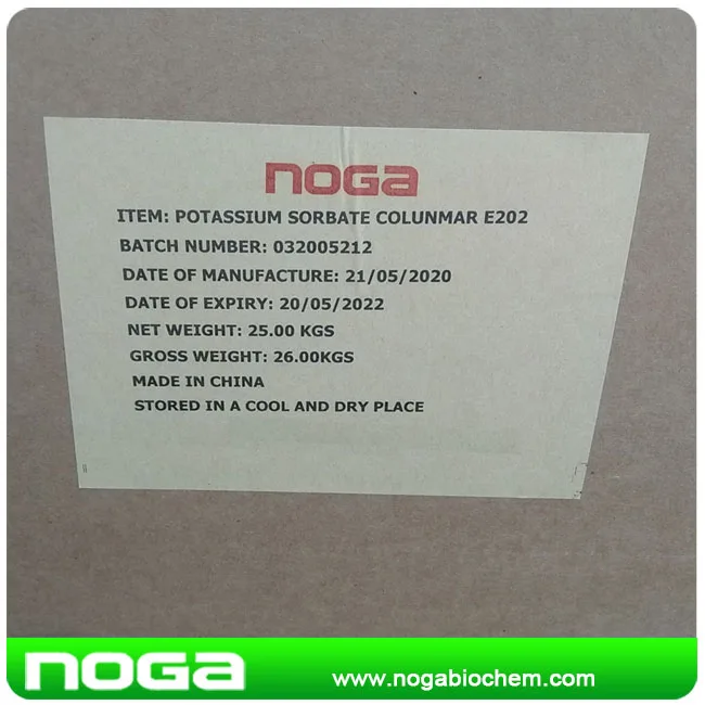 Заводская Продажа сорбат калия пищевой