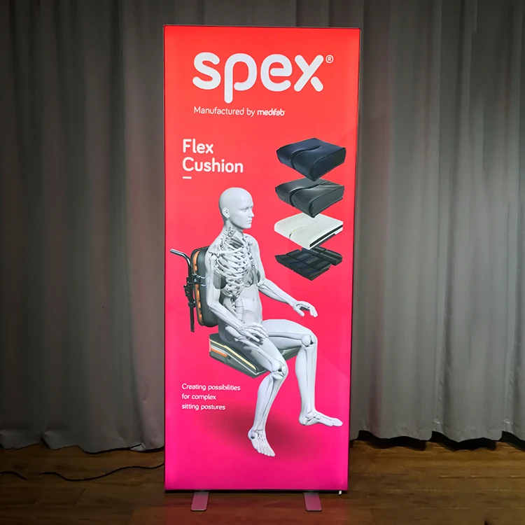 120mm Trade Show Outdoor High Quality Stretch Fabric SEG Lightbox