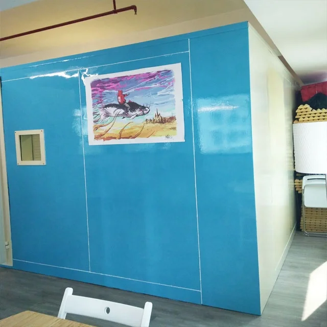 Jinghuan soundproof room noise reduction device play guitar booth acoustic wedge