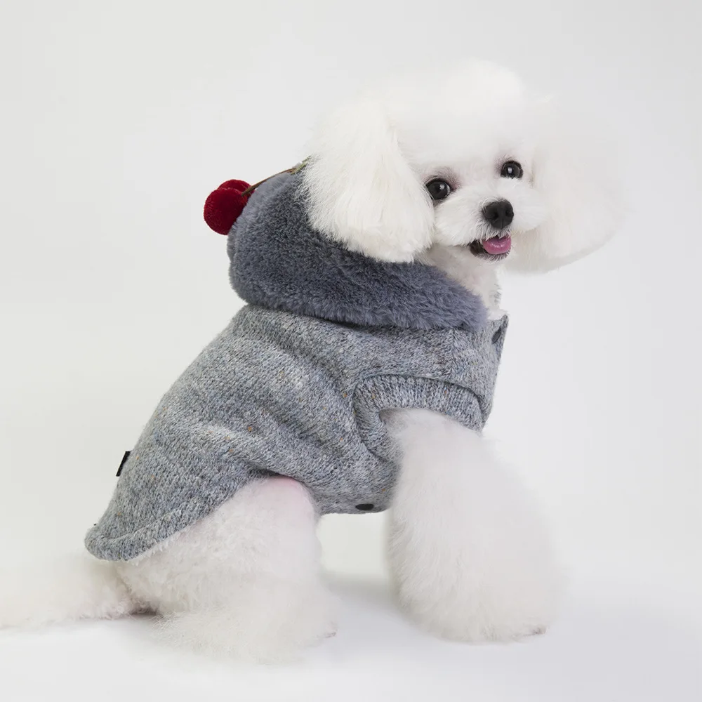 Wholesale Good Quality Pet Dog Warm Comfortable Thick Coat Cheap Autumn Winter Two-legs Clothes