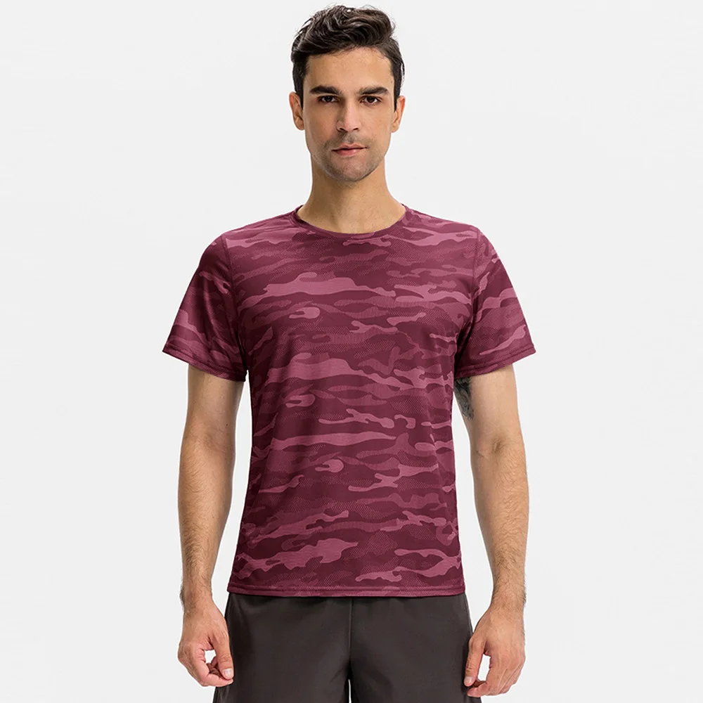 Custom Slim Fit Fitness Sportswear Wholesale Men Training Wear Gym Short  Running Quick  Dry T Shirt