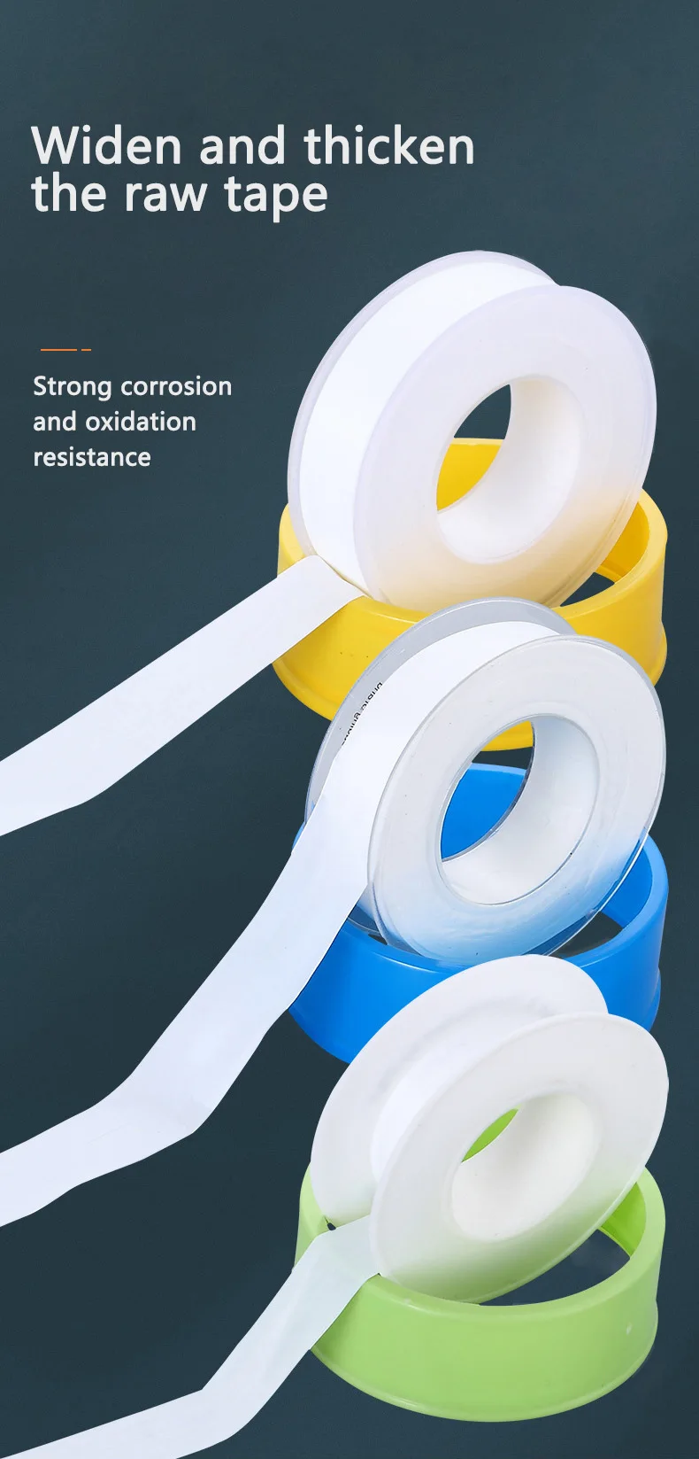 
JNZ High Pressure Strong Corrosion and Oxidation Resistance Seal Waterproof Thread Sealing Ptfe Tapes 