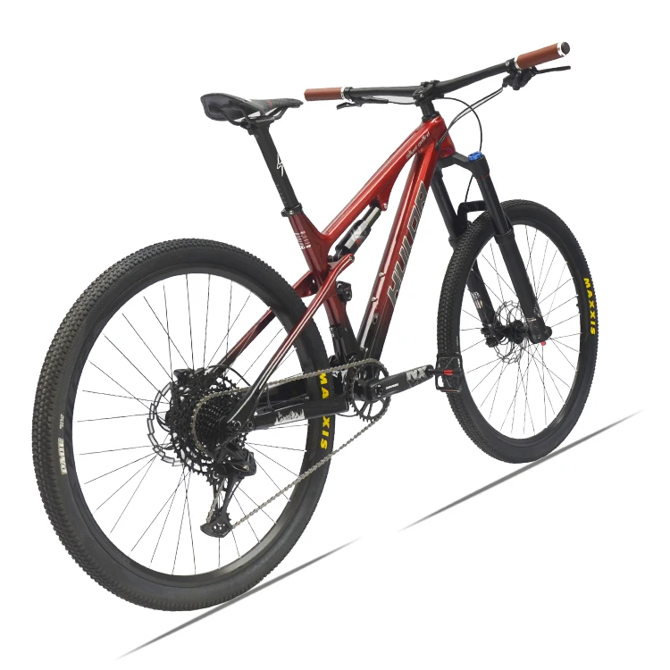 Full Suspension Carbon Fiber Frame Mountain Bike 12 Speed 29 inch SHIMANO M7100 Disc Brake Carbon Soft tail mountain bike