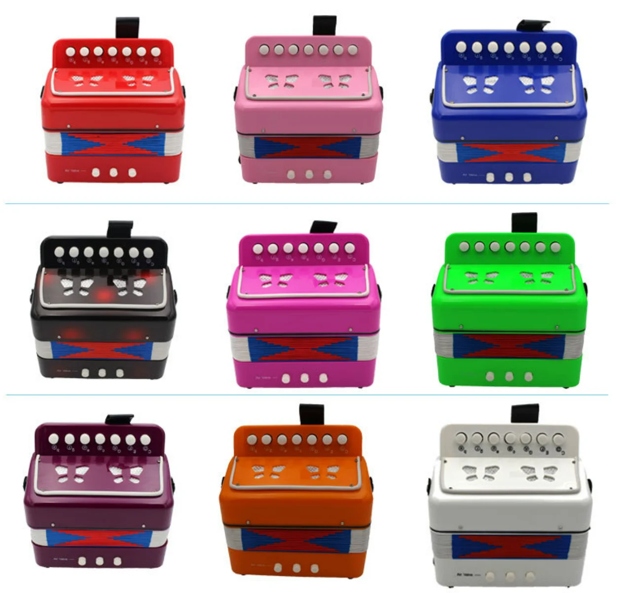 Производители, оптовая продажа, под заказ, детские развивающие игрушки с 7 кнопками, аккордеон, выступление на сцене, Студенческая тренировка, аккордеон