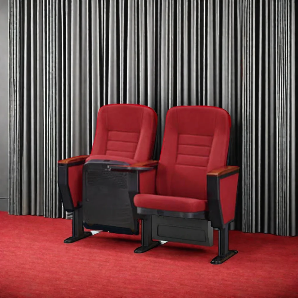Plastic Auditorium Theater Furniture Comfortable Chair Design