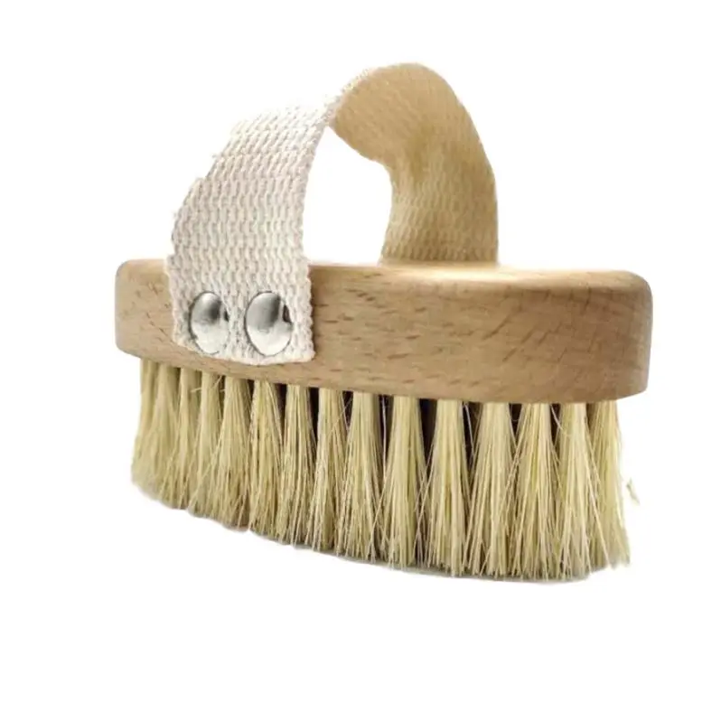 Wholesale Custom Bamboo Bristle Body Brush