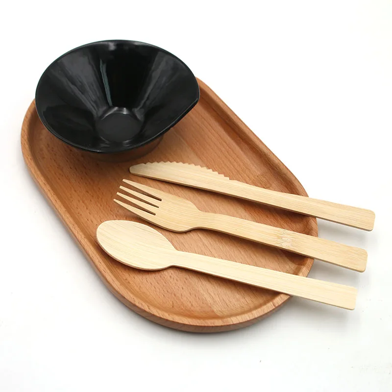 
Hot selling bamboo soup tasting spoons plastic spoon disposable for 100% safety 