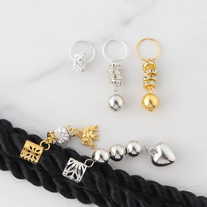 Zoesoul Wholesale Hair Beads Dreadlock Loc Jewelry Accessories For Braid Hair