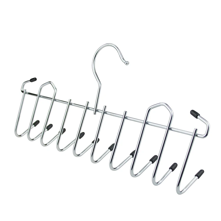 Designed Especially Multifunctional Clothes Hanger Saving Space Exhibition Non-slip Metal Clothes Hanger
