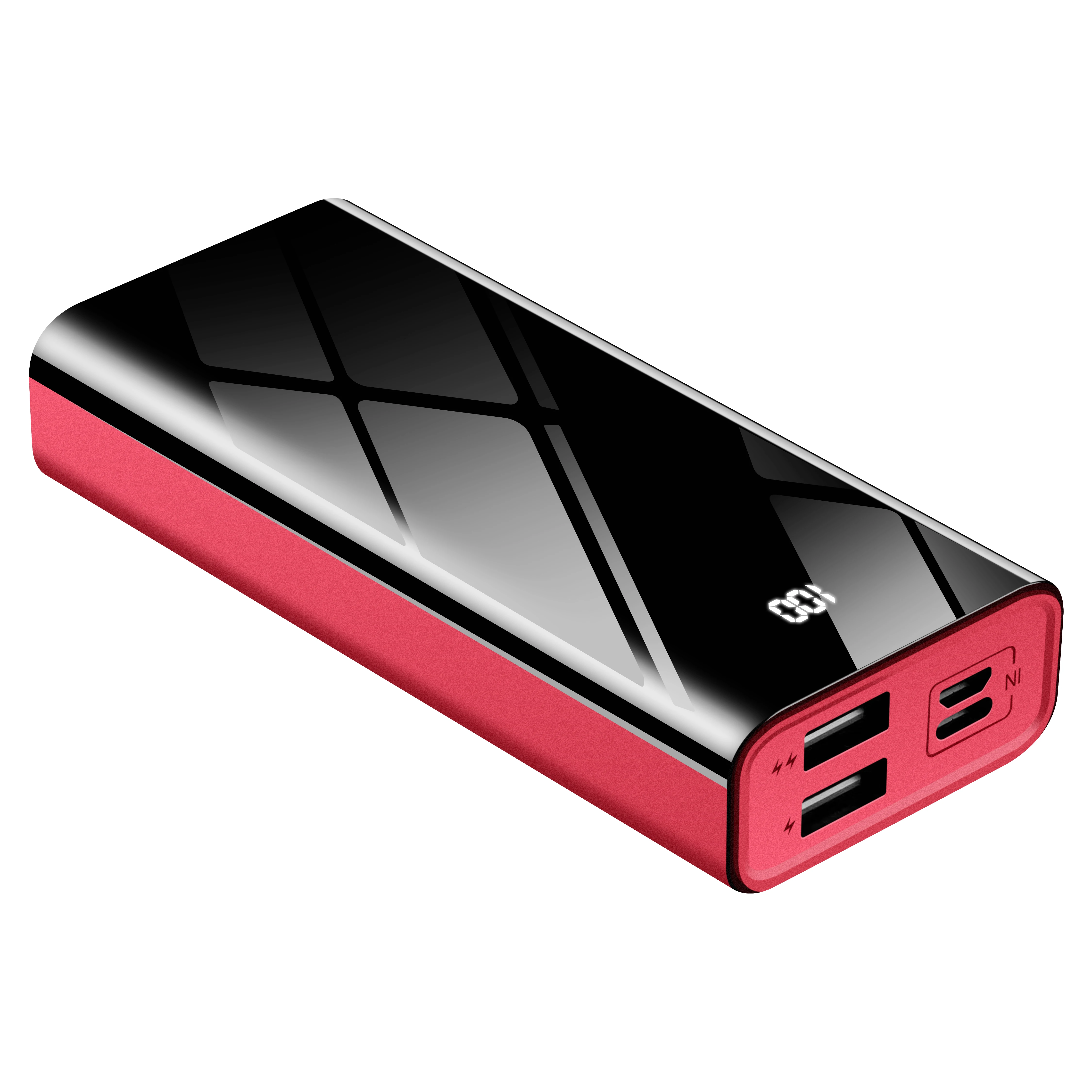 Portable Ultra Slim External Mobile Phone 10000MAH   Power Banks With cable FOB Reference Price Power Banks