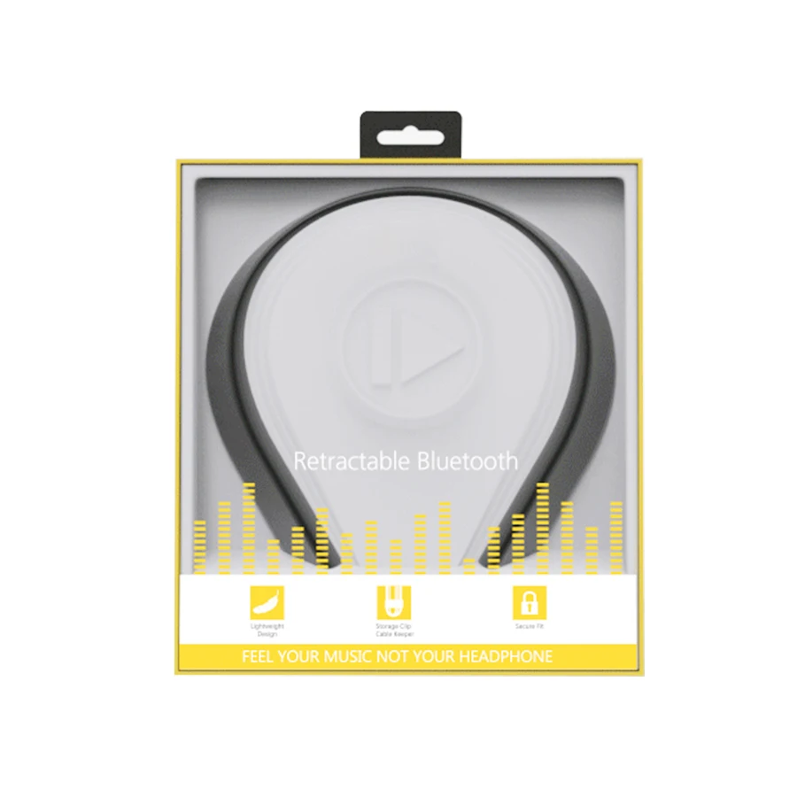 Проводной пакет наушников для бумажная коробка индивидуальный логотип защитный чехол упаковка