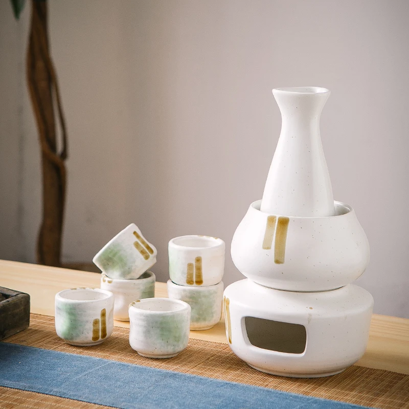2024 Hot-selling Wholesale Japanese Ceramic Sake Set Sake Bottle And Cup For Gift And Party