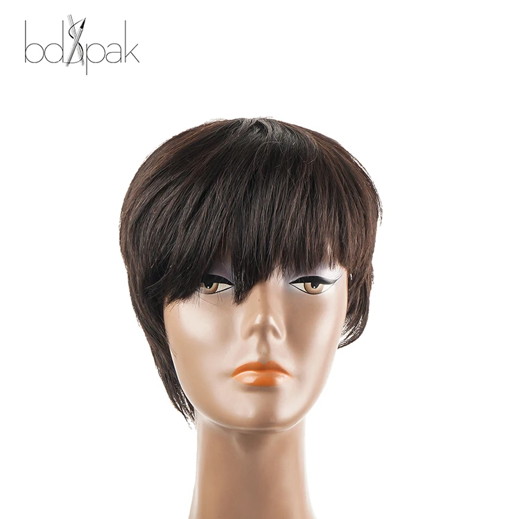 
Wholesale Cheap Short Frontal Wig Human Hair Full Lace Natural Human Hair Wigs In Stock 