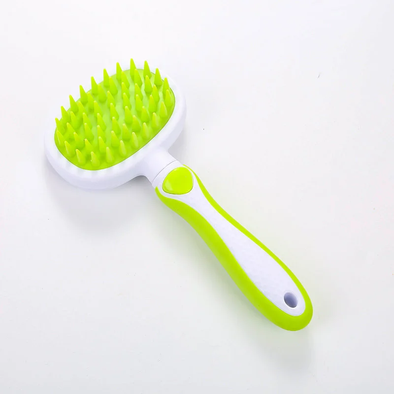 Cat Dog Pet Massage Comb Pet Skin Protecting Gentle Bathing Grooming Shower Silicone Brush