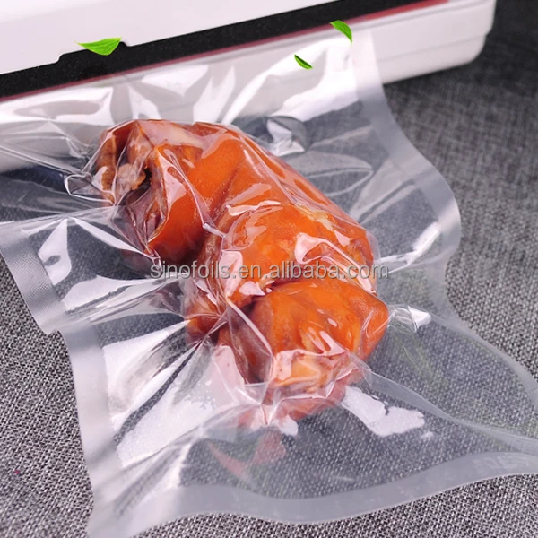 Peak Freshness For All Ingredients vacuum Sealer Food Bags pa/pe Plastic Film packaging Vacuum Seal Plastic Frozen Food Bags