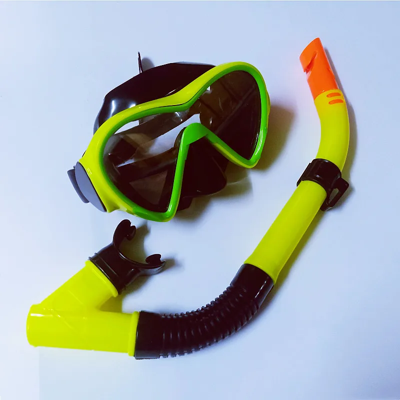 High Quality Profional Marine Swimming Diving Masks Set Waterproof Breathing Tube with PC Material Equipment