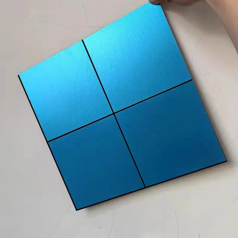Blue Indoor Outdoor aluminum composite panel 3mm Aluminum Composite Panel ACP ACM  Linyi City Alucobond sheet