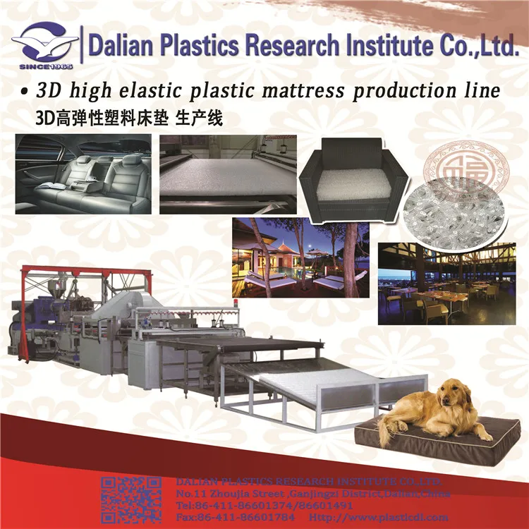 Plastic bed mat machine EVA elastomer mattress production machinery POE mattress production line polymer mattress machine