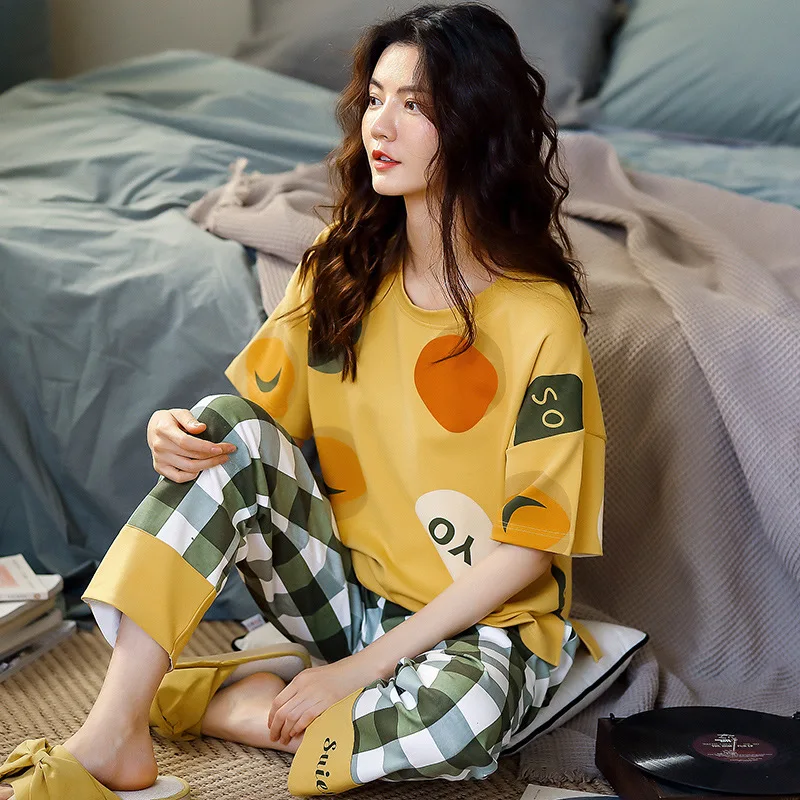 Женские пижамы и одежда для сна производители пижам женские летние Baju Tidur корейские