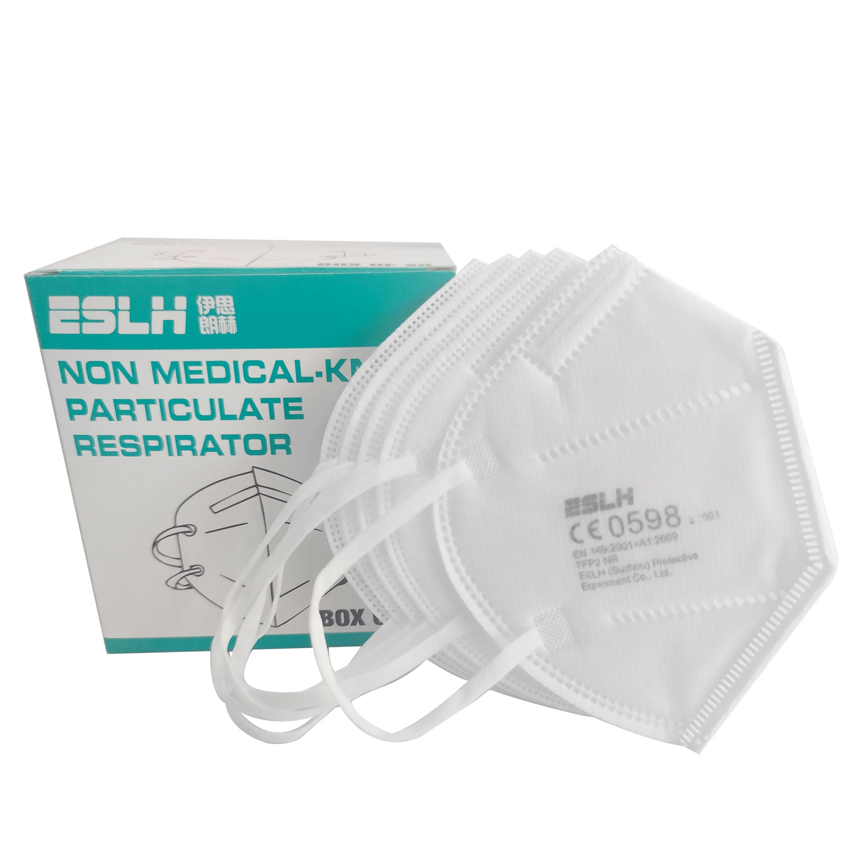 factory price FFP2 5 Layer dustproof nonwoven meltblown 5 ply disposable face mask