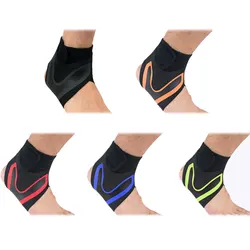 Compression Ankle Brace Running Cycle Basketball Sports Socks Outdoor Men Ankle Support Feet Sleeve