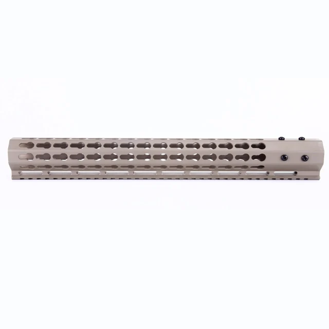 
Outdoor 12' GD050-TAN Free floating AR15 Keymod Handguard Accessories Barrel NUT for Hunting Handguard 