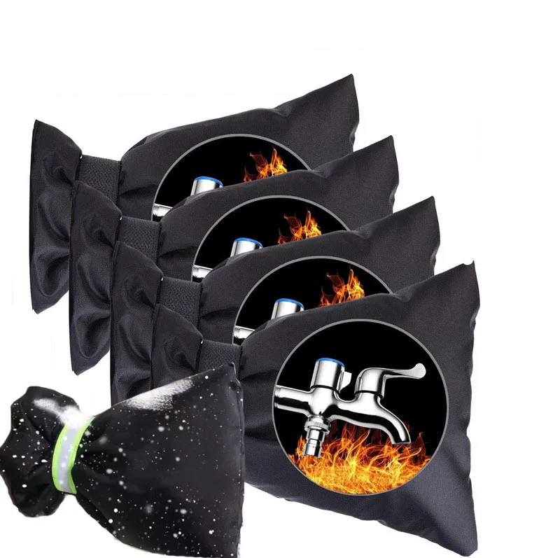 Прочный зимний морозостойкий черный пластиковый чехол для крана чтобы держать тепло на открытом воздухе пылезащитный антифриз защитный