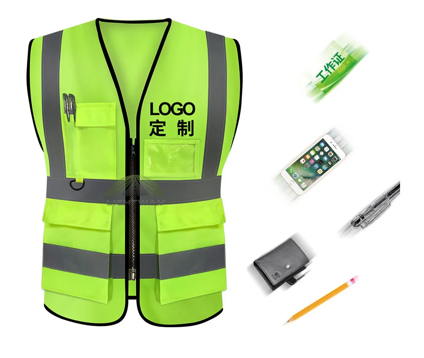 Chalecos Reflectivos De Seguridad High Visibility Reflective Safety Vests Reflective Jogging Vest Running Vest