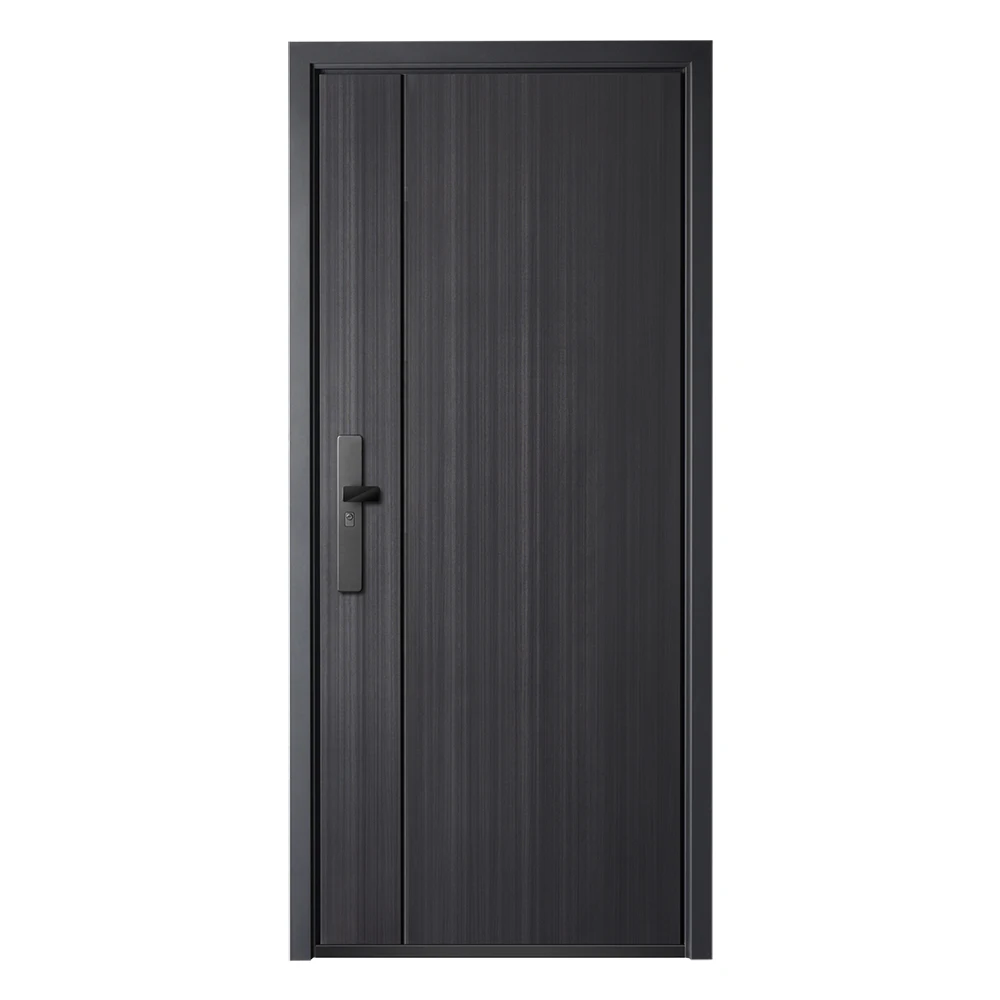 Wholesale 70mm Apartment Entrance Safety Door Modern Intelligent Secured Outdoor Door